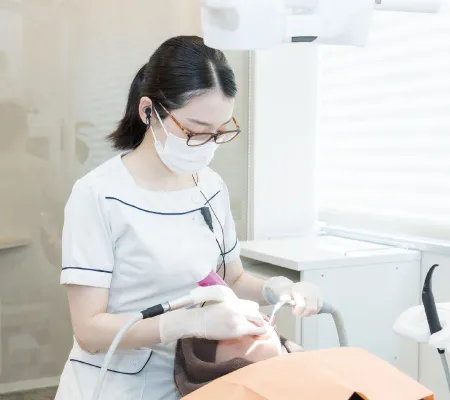 お口の状態をチェック